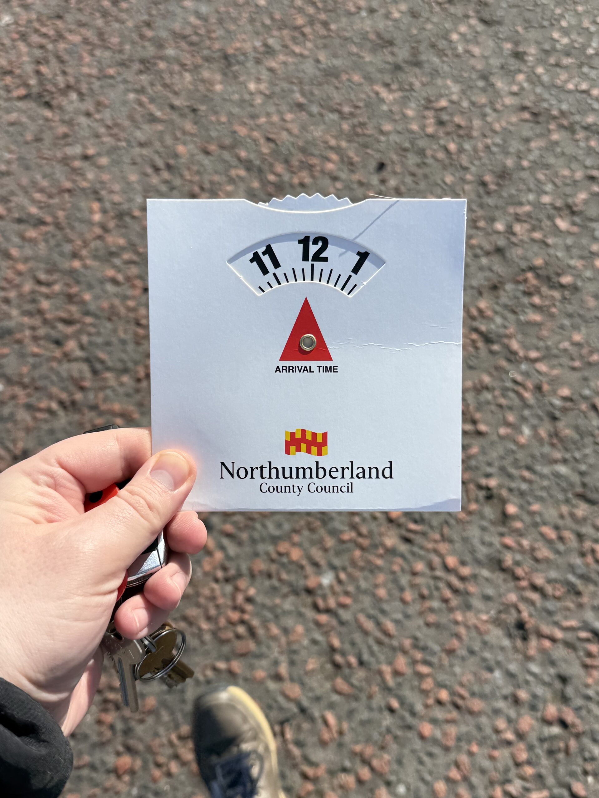 Weird parking ticket/disc